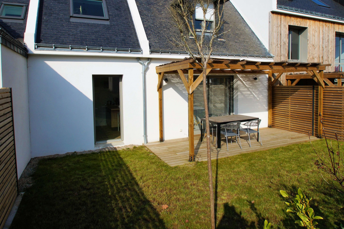 Création d'un pergola en bois