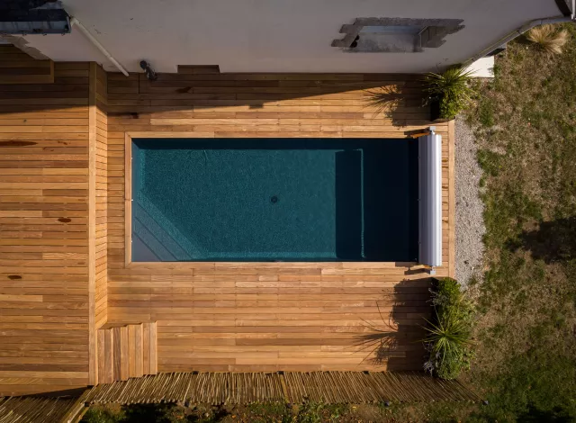 Construction d'une piscine privée 7x3 m2 à Auray
